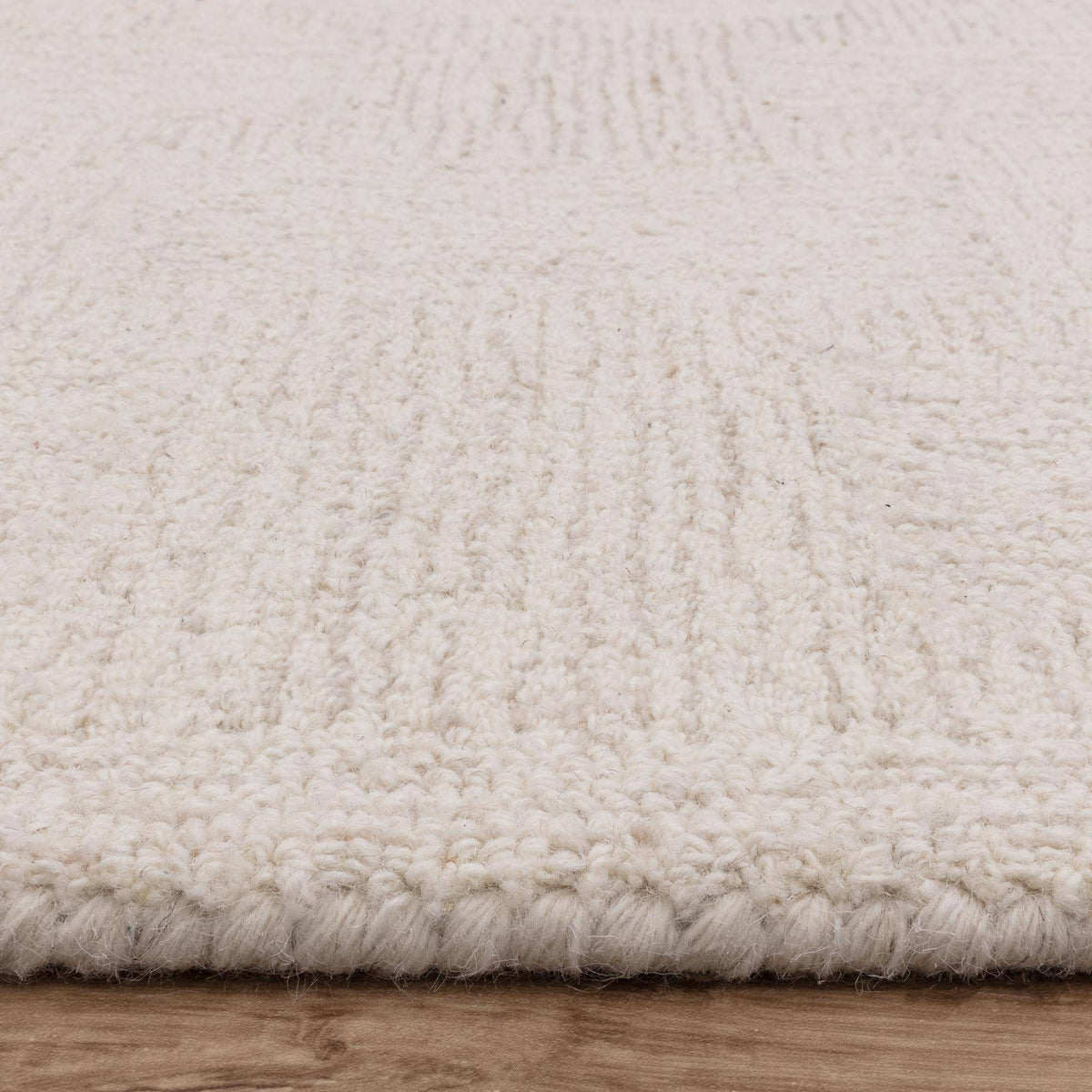 Theo Hatch White & Sand Rug