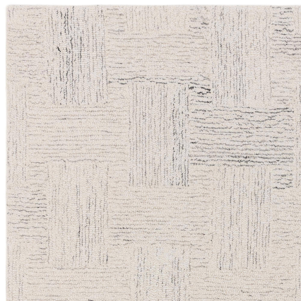 Theo Hatch White & Black Rug
