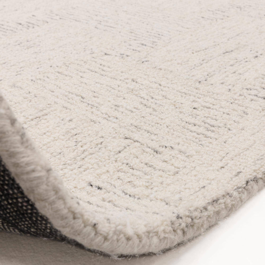 Theo Hatch White & Black Rug