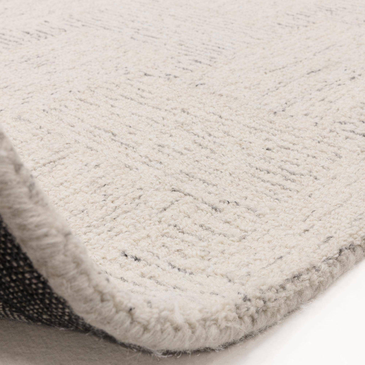 Theo Hatch White & Black Rug