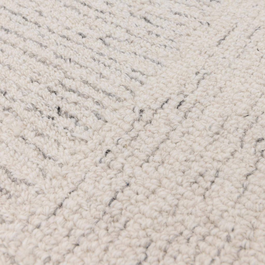 Theo Hatch White & Black Rug