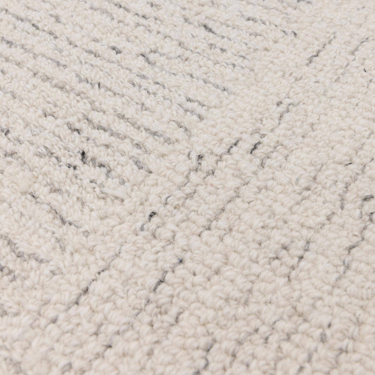 Theo Hatch White & Black Rug