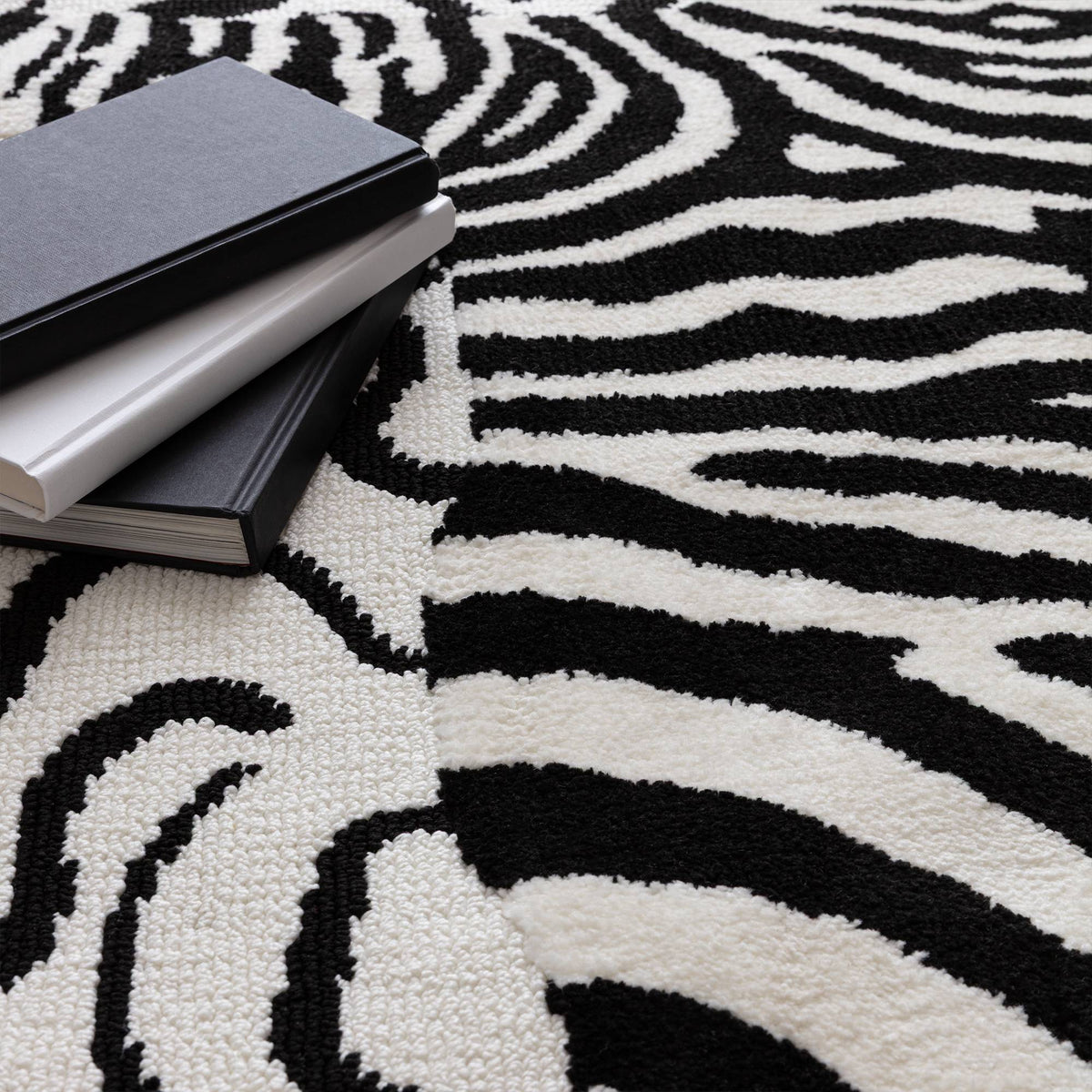 Wylder Zebra Mono Rug